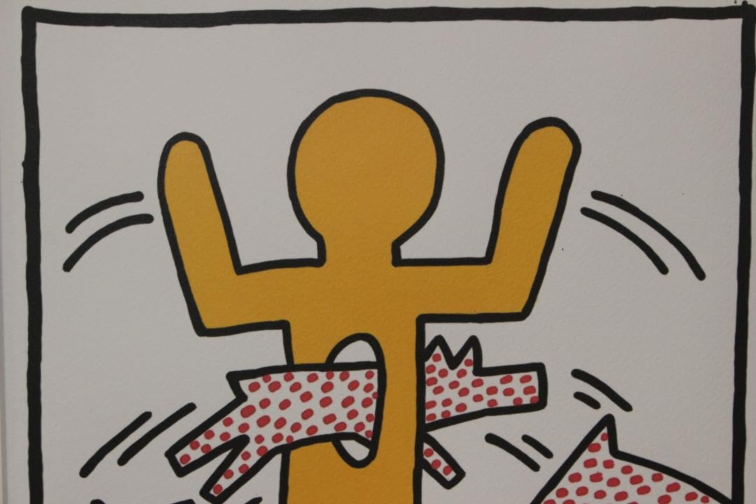 Amazon.co.jp: キースヘリングYellow Figureエスタンプ Amazon.co.jp: キースヘリングYellow Figureエスタンプ